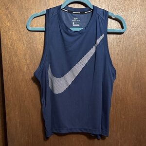 Nike Blue Tank Top with Silvee Logo